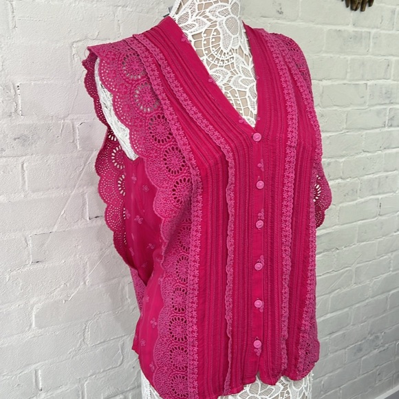 Johnny Was “Priscilla” Sleeveless Top - Picture 2 of 8